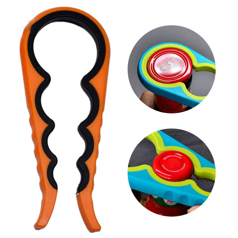 Multipurpose Can Opener Non-slip Bottle Lid Grip Wrench Bottle Kitchen Gadgets 4 In 1 Opener
Multipurpose Can Opener Non-slip Bottle Lid Grip Wrench Bottle Kitchen Gadgets 4 In 1 Opener