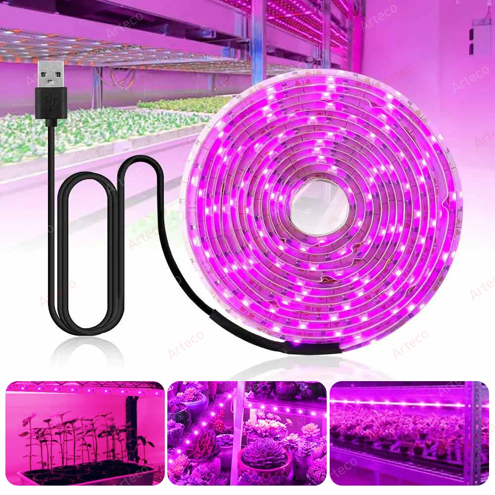 ARTECO USB Фитолампа 2835 LED для растений 1М
ARTECO USB Фитолампа 2835 LED для растений 1М