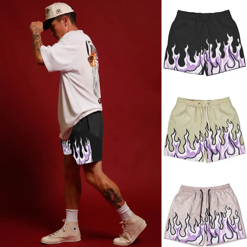 Insta-style American Fashion casual shorts for men and women Loose breathable mesh quarter pants summer running fitness pants
Insta-style American Fashion casual shorts for men and women Loose breathable mesh quarter pants summer running fitness pants