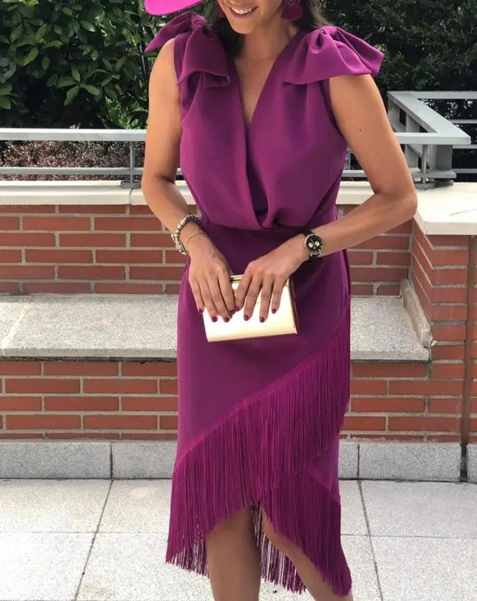 2022 Pretty Women Skirts Bow Decor Tassel Trim Midi Dress Purple Temperament Commuter Dresses Office Outfit Fashion Women Skirt
2022 Pretty Women Skirts Bow Decor Tassel Trim Midi Dress Purple Temperament Commuter Dresses Office Outfit Fashion Women Skirt
