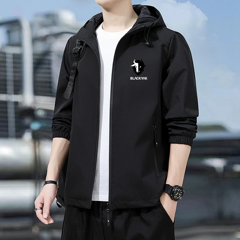 2023 Trend New Wild Camping Hiking Jacket Men's Casual Thin Spring And Autumn Hooded Windbreaker BLACK YAK Jacket
2023 Trend New Wild Camping Hiking Jacket Men's Casual Thin Spring And Autumn Hooded Windbreaker BLACK YAK Jacket