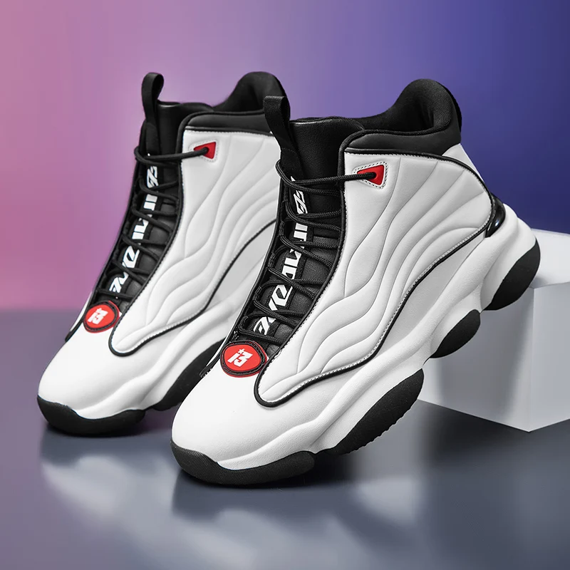 Super Cool Man Basketball Shoes Luxury Brand Leather Sneakers Men Anti-Slip Outdoor Sport Shoe Mens Brand Basketball Boots Boys
Super Cool Man Basketball Shoes Luxury Brand Leather Sneakers Men Anti-Slip Outdoor Sport Shoe Mens Brand Basketball Boots Boys