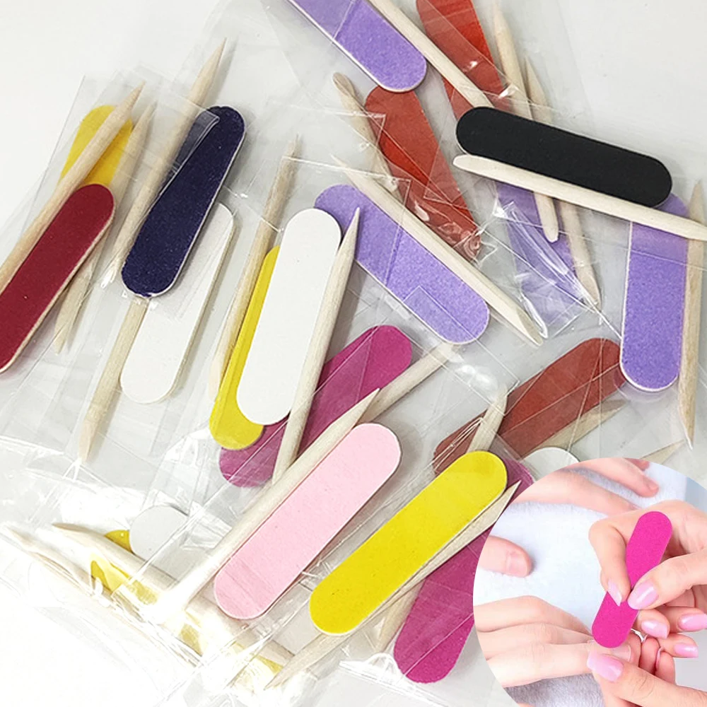 50pcs Mini Nail File Manicure Sticks Wooden Cuticle Stick Disposable Nail Filer Pedicure Buffer Block Nail Cleaning Care Kit
50pcs Mini Nail File Manicure Sticks Wooden Cuticle Stick Disposable Nail Filer Pedicure Buffer Block Nail Cleaning Care Kit