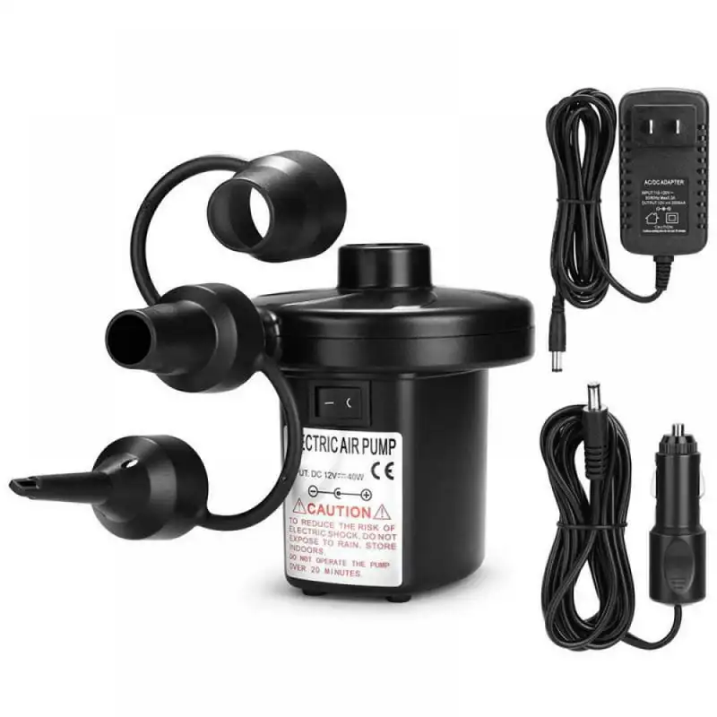 Air , Air with 3 Nozzles,Swimming Pool Air ,110V AC / 12V DC,Inflator/Deflator for Camping Mat, Inflatable Cushion, Air Mattres
Air , Air with 3 Nozzles,Swimming Pool Air ,110V AC / 12V DC,Inflator/Deflator for Camping Mat, Inflatable Cushion, Air Mattres