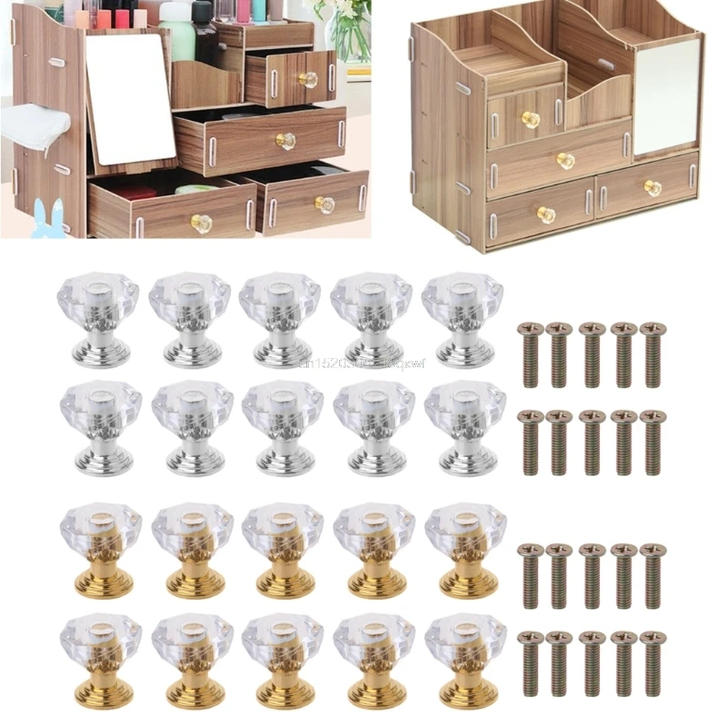 10PC Diamond Shape Crystal Glass Cabinet Knob Drawer Pull Handle for Jewelry Box Kitchen Cabinet Handles
10PC Diamond Shape Crystal Glass Cabinet Knob Drawer Pull Handle for Jewelry Box Kitchen Cabinet Handles