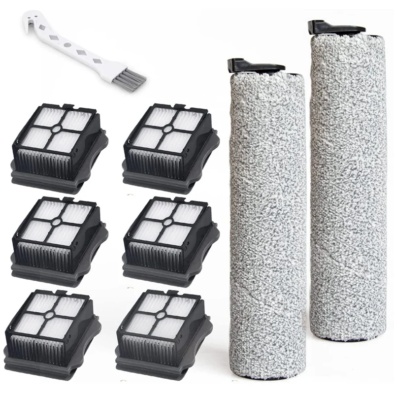 Replacement 2 Brush Roller & 6 HEPA Filter Set For Tineco IFLOOR 3 & Floor ONE S3 Cordless Wet Dry Vacuum Cleaner
Replacement 2 Brush Roller & 6 HEPA Filter Set For Tineco IFLOOR 3 & Floor ONE S3 Cordless Wet Dry Vacuum Cleaner