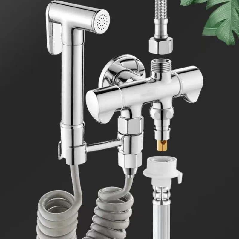 Toilet Flush Spray Gun Faucet Partner Brass Multi-functional Bidet Kit One In Two Out/Three Out Valve Universal Caliber 1/2
Toilet Flush Spray Gun Faucet Partner Brass Multi-functional Bidet Kit One In Two Out/Three Out Valve Universal Caliber 1/2