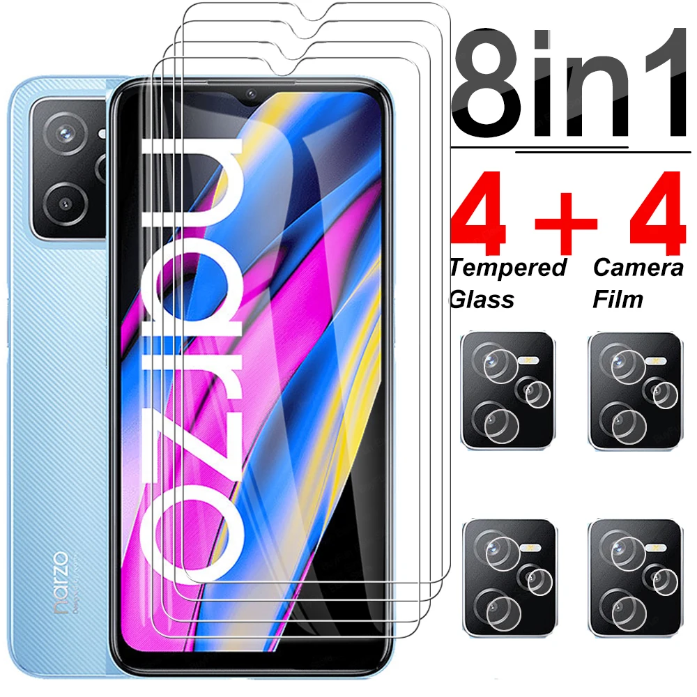 Закаленное стекло 8 в 1 для Oppo Realme Narzo 50A Prime, защитная пленка для экрана с полным покрытием для объектива Narzo 50i 30A 30 50 Pro, зеркальное стекло
Закаленное стекло 8 в 1 для Oppo Realme Narzo 50A Prime, защитная пленка для экрана с полным покрытием для объектива Narzo 50i 30A 30 50 Pro, зеркальное стекло