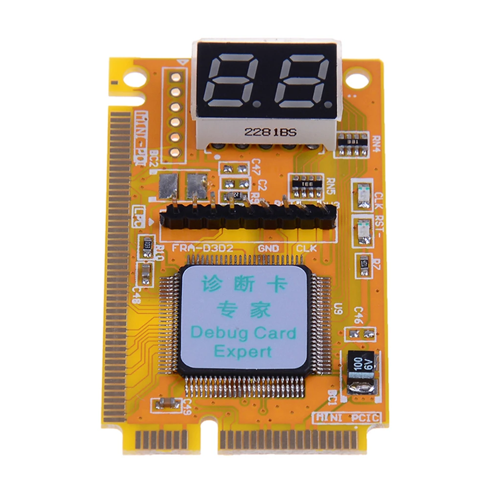 Diagnostic Post Card 3 In1 Debug Card Expert Mini PCI PCI-E LPC PC Laptop Analyzer Tester Post Test Card Part Multifunction
Diagnostic Post Card 3 In1 Debug Card Expert Mini PCI PCI-E LPC PC Laptop Analyzer Tester Post Test Card Part Multifunction