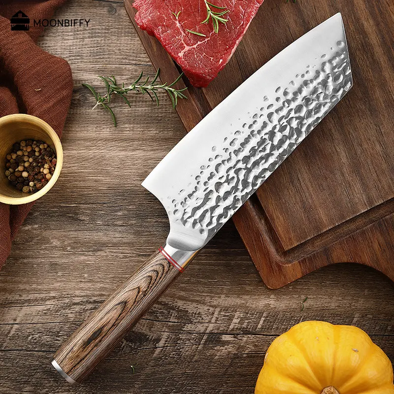 Кованый кухонный нож Мясницкий шеф-нож из нержавеющей стали острые нарезки измельчения мяса китайские ножи мясника для рыбалки Инструмент...
Кованый кухонный нож Мясницкий шеф-нож из нержавеющей стали острые нарезки измельчения мяса китайские ножи мясника для рыбалки Инструмент...