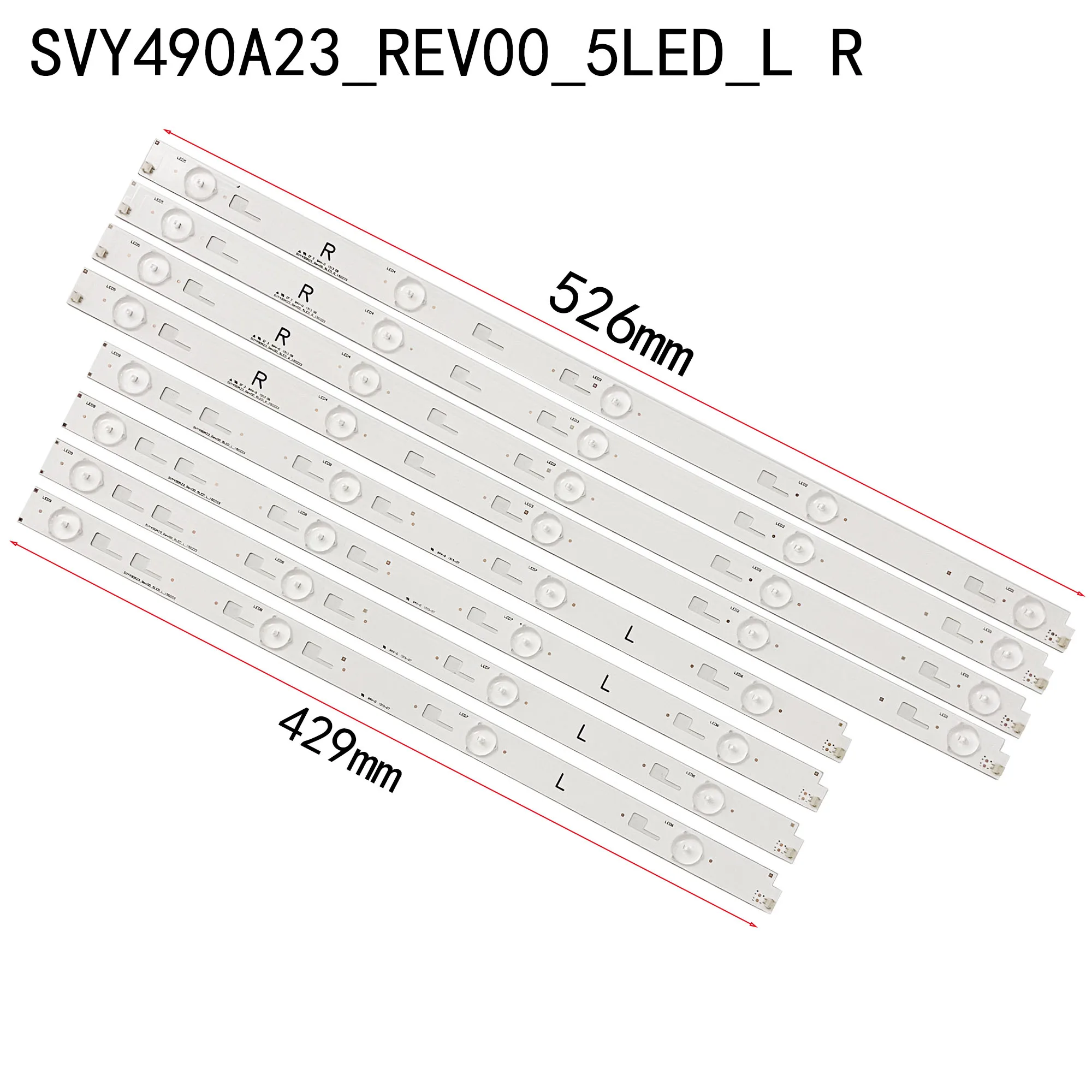 LED Backlight strip For Sony 49 inch TV KD-49XD7005 LC490EQY-SJA3 KD-49XD7005 KD-49XD7066 JDE 49'' CSP DRT Rgiht Left v02
LED Backlight strip For Sony 49 inch TV KD-49XD7005 LC490EQY-SJA3 KD-49XD7005 KD-49XD7066 JDE 49'' CSP DRT Rgiht Left v02