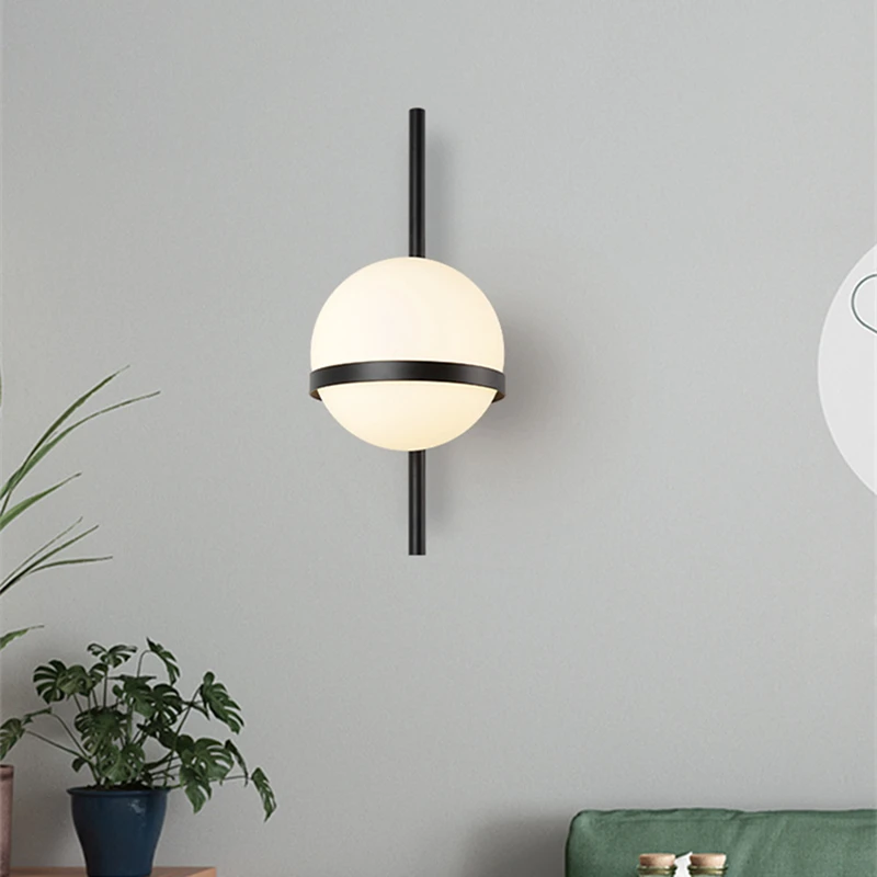 Modern Nordic Wall Lamp Iron Glass Ball Lights For Living Room Bedroom Ins Home Decor Bedside E27 Decorative Bathroom Fixtures
Modern Nordic Wall Lamp Iron Glass Ball Lights For Living Room Bedroom Ins Home Decor Bedside E27 Decorative Bathroom Fixtures