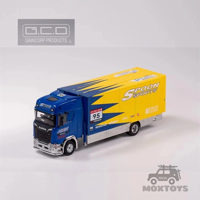 GCD 1:64 Alloy Model Car Scania S730 Closed Double-Deck Gullwing Trailer Spoon Collection Ornament Gift
GCD 1:64 Alloy Model Car Scania S730 Closed Double-Deck Gullwing Trailer Spoon Collection Ornament Gift