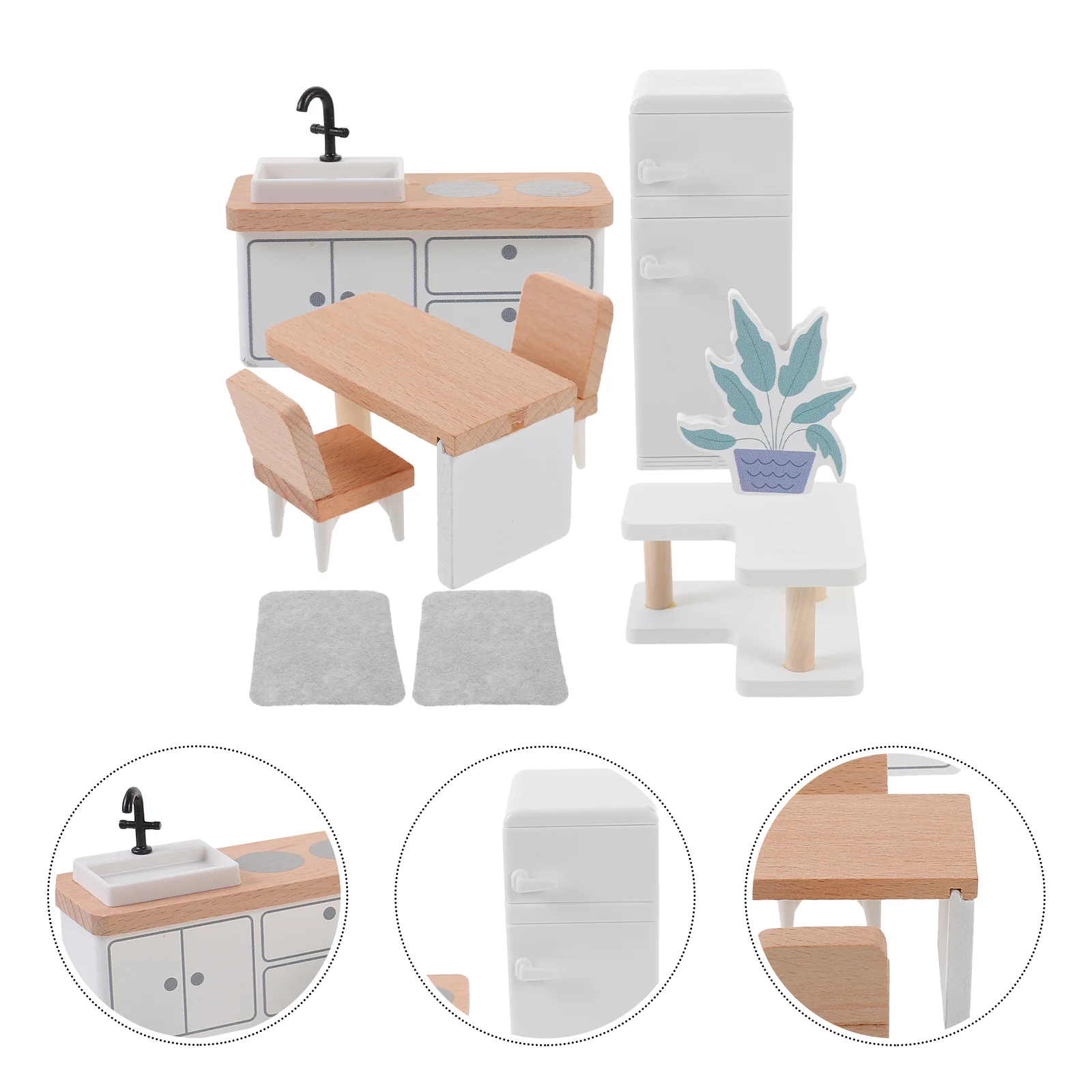1 Set of Artificial Miniature Toy Mini House Mini House Decor Decorative Mini Kitchen Furniture Model
1 Set of Artificial Miniature Toy Mini House Mini House Decor Decorative Mini Kitchen Furniture Model