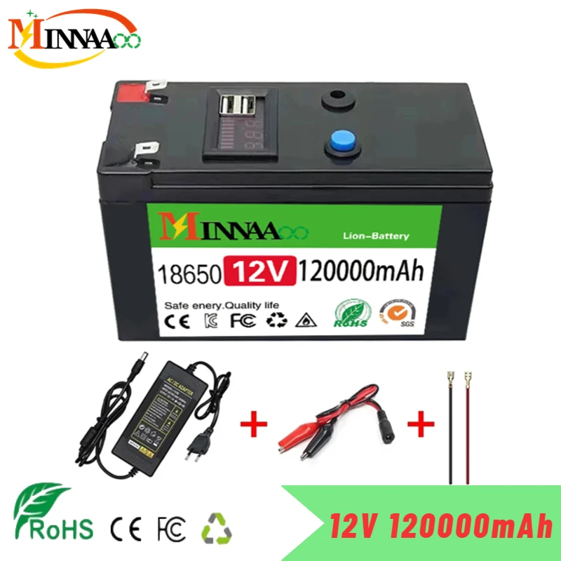 2023 Upgraded LiFePO4 Lithium Battery 12V 120Ah Portable Rechargeable Battery Built-in 5V 2.1A Usb Power Display Port Charging
2023 Upgraded LiFePO4 Lithium Battery 12V 120Ah Portable Rechargeable Battery Built-in 5V 2.1A Usb Power Display Port Charging