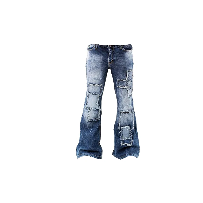 Zip Closure Flared Leg Jeans High Quality Demin Men's Retro Stretch Bell Bottom Jeans Classic Disco
Zip Closure Flared Leg Jeans High Quality Demin Men's Retro Stretch Bell Bottom Jeans Classic Disco
