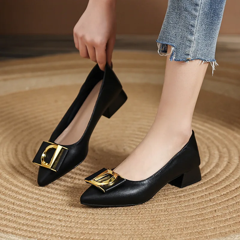 PHOENIX DIARY Women's Leather Black High Heel Shoes Women's, Pointed Toe Leather Women's Flats, Mid Heel Women's High Heels
PHOENIX DIARY Women's Leather Black High Heel Shoes Women's, Pointed Toe Leather Women's Flats, Mid Heel Women's High Heels