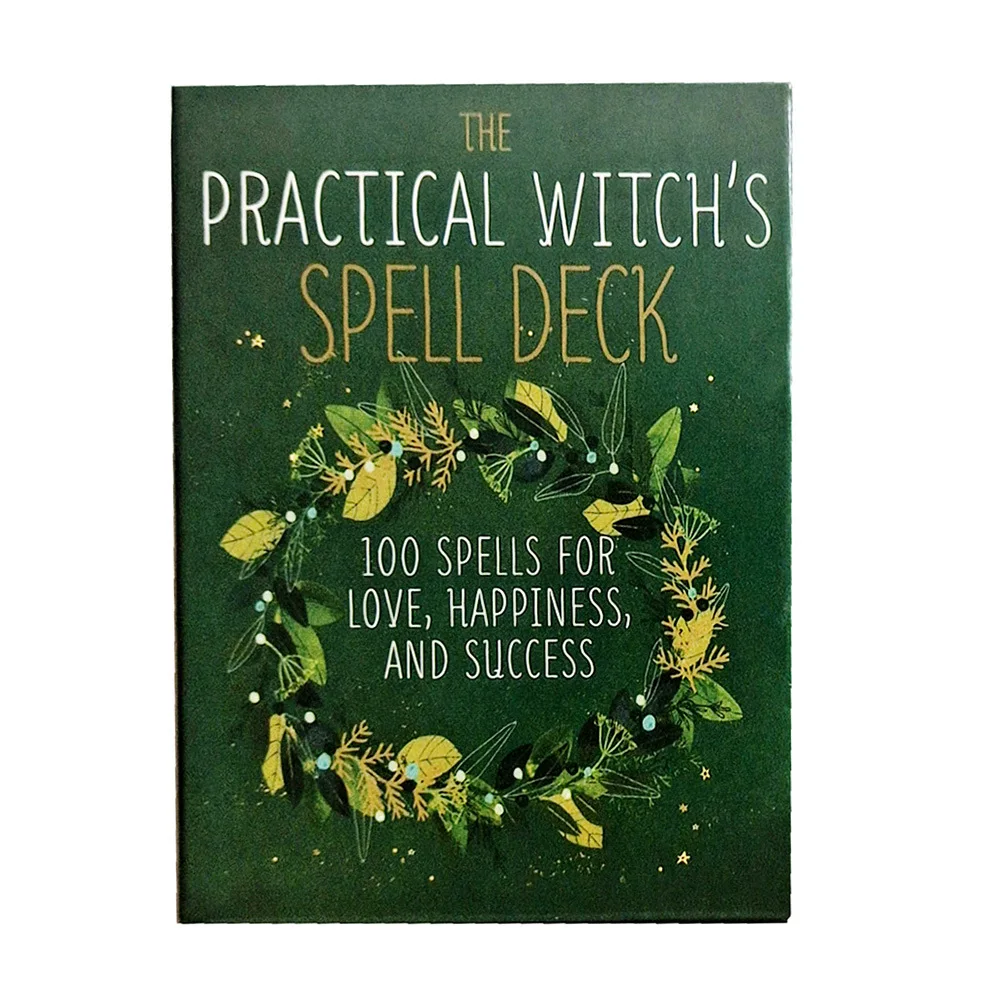 

The Practical Witch's Spell Deck Tarot Card Practical Novice Witch Oracle Card Board Game Cards