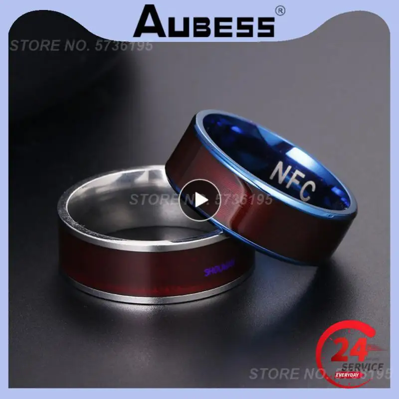 Nfc Ring Smart Chip Titanium Steel Intelligent Wear Intelligent Ring Smart Home File Lock Screen Unlocking Jewelry
Nfc Ring Smart Chip Titanium Steel Intelligent Wear Intelligent Ring Smart Home File Lock Screen Unlocking Jewelry