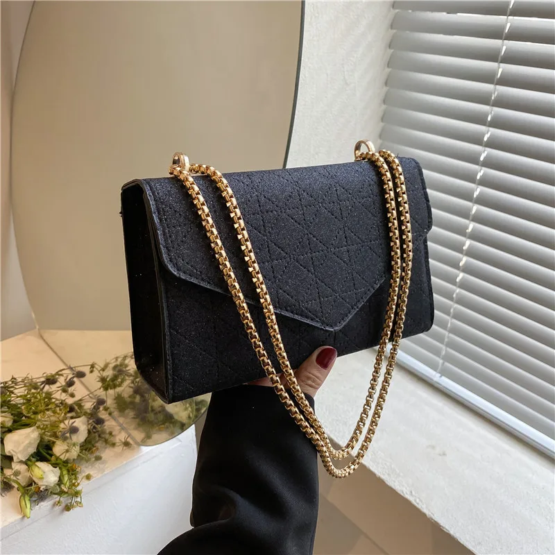 Popular Bag Women's 2022 New Trendy Fashion Rhombus Chain Shoulder Bag Simple Texture Western Style Messenger Bag Crossbody Bag
Popular Bag Women's 2022 New Trendy Fashion Rhombus Chain Shoulder Bag Simple Texture Western Style Messenger Bag Crossbody Bag