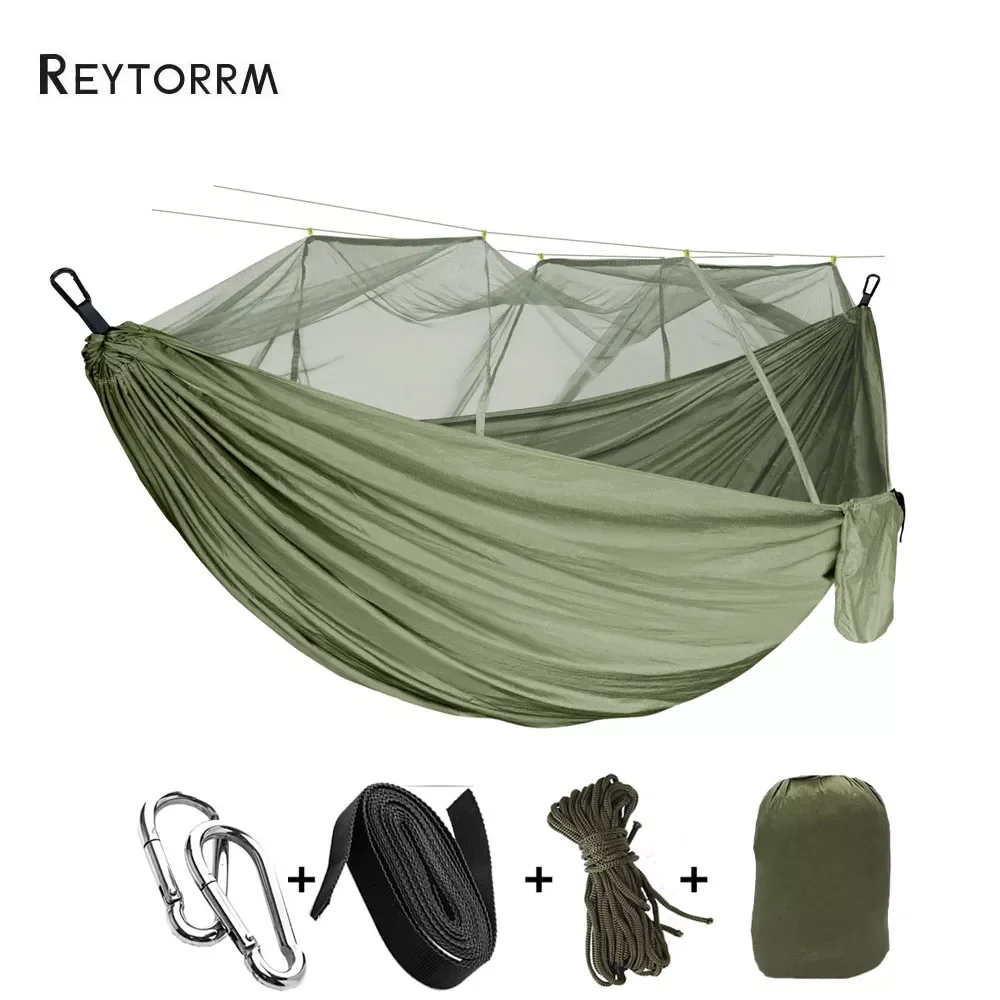 2023NEW 1-2 Person Portable Outdoor Camping Hammock With Mosquito Net High Strength Parachute Fabric Hanging Bed Hunting Sleepin
2023NEW 1-2 Person Portable Outdoor Camping Hammock With Mosquito Net High Strength Parachute Fabric Hanging Bed Hunting Sleepin