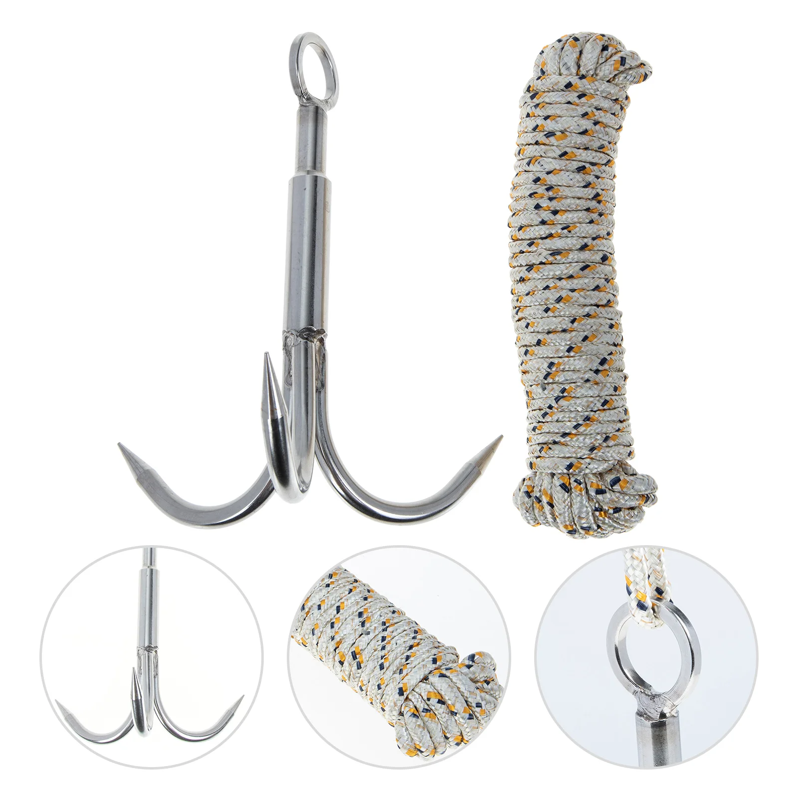 Hook Climbing Claw Grappling Outdoor Carabiner Mountain Survival Stainless Steel Anchor Aquatic Grappleequipment Three Tigers
Hook Climbing Claw Grappling Outdoor Carabiner Mountain Survival Stainless Steel Anchor Aquatic Grappleequipment Three Tigers