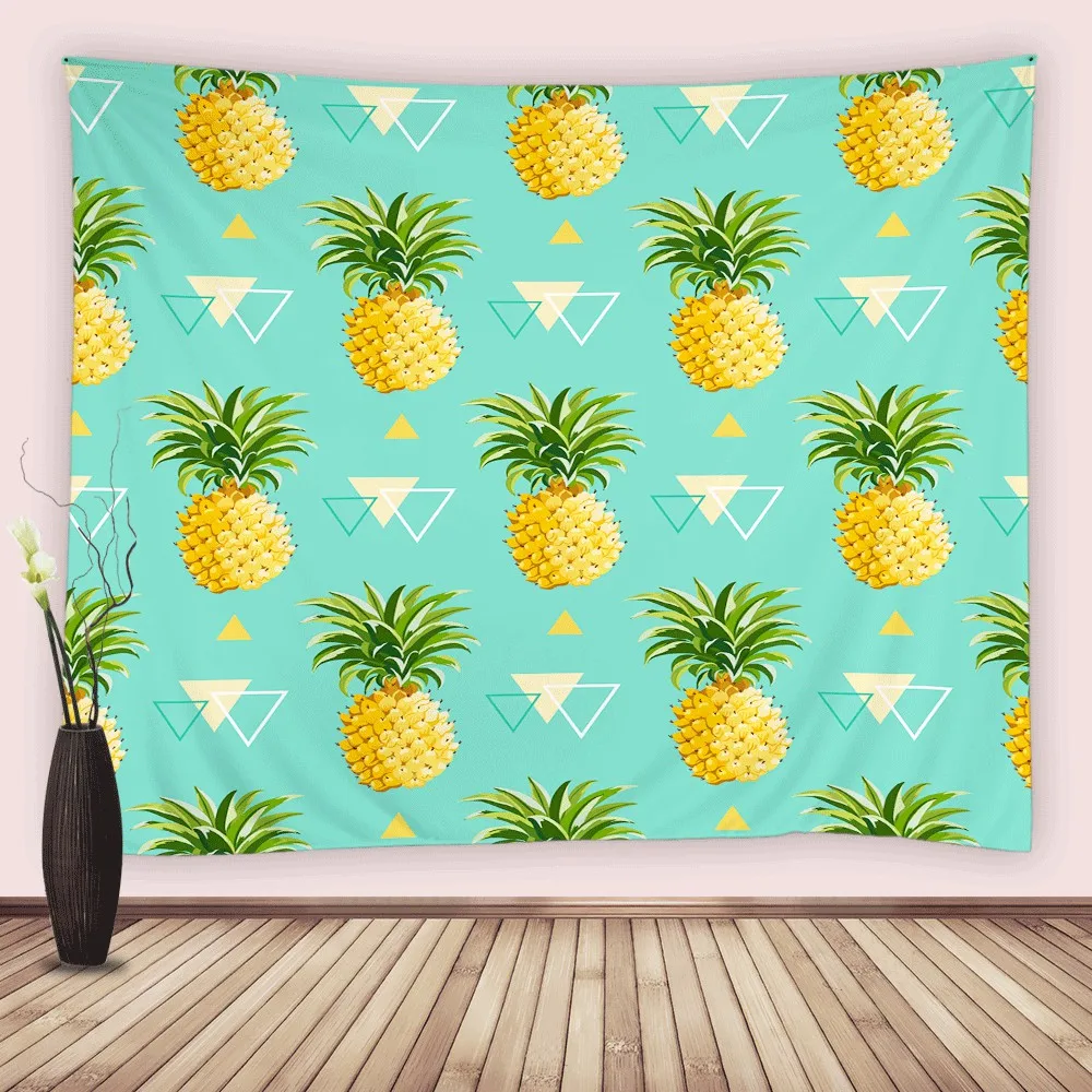 Watercolor Tropical Pineapple Plant Tapestry Wall Hanging Fruit Green Geometry Tapestries Artwork Decor for Bedroom Living Room
Watercolor Tropical Pineapple Plant Tapestry Wall Hanging Fruit Green Geometry Tapestries Artwork Decor for Bedroom Living Room