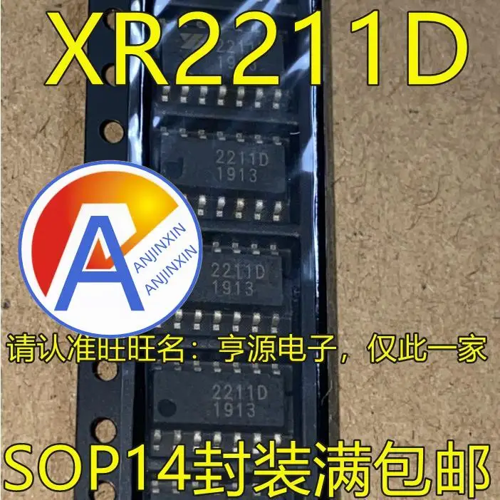 10 шт. 100% оригинальный новый XR2211 XR2211D 2211D SOP14 ножной тональный декодер/чип демодулятора
10 шт. 100% оригинальный новый XR2211 XR2211D 2211D SOP14 ножной тональный декодер/чип демодулятора