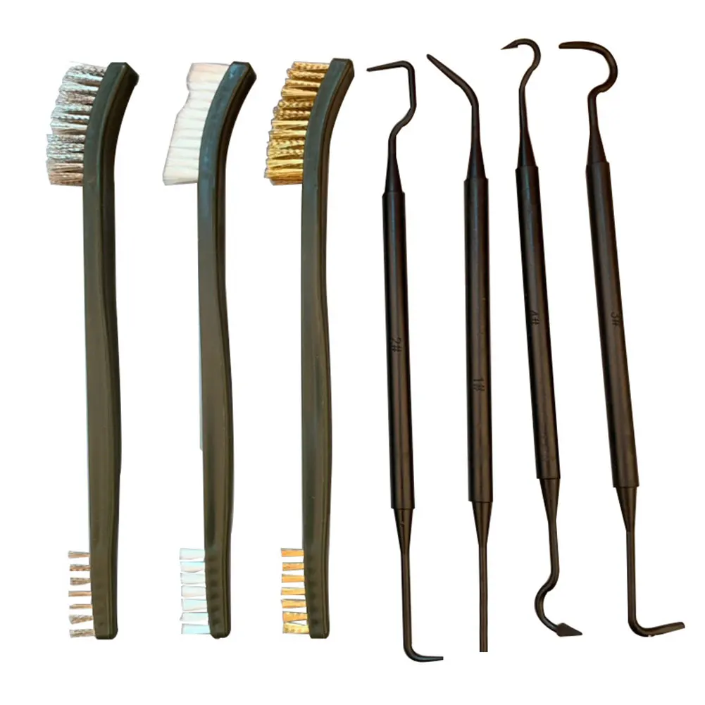 7pcs Stainless Steel Wire Brush Set Steel Brass Nylon Hook Cleaning Polishing Metal Rust Brush For Cleaning Car Garage Universal
7pcs Stainless Steel Wire Brush Set Steel Brass Nylon Hook Cleaning Polishing Metal Rust Brush For Cleaning Car Garage Universal
