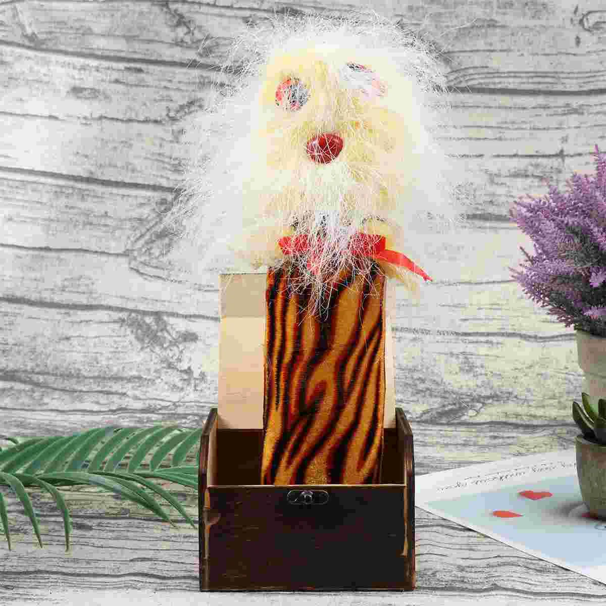 Halloween Give You A Surprise Prank Wooden Box Tricky Toy Funny Toy Novelty Joke Gifts Toys with Ghastful Flash and Sound
Halloween Give You A Surprise Prank Wooden Box Tricky Toy Funny Toy Novelty Joke Gifts Toys with Ghastful Flash and Sound