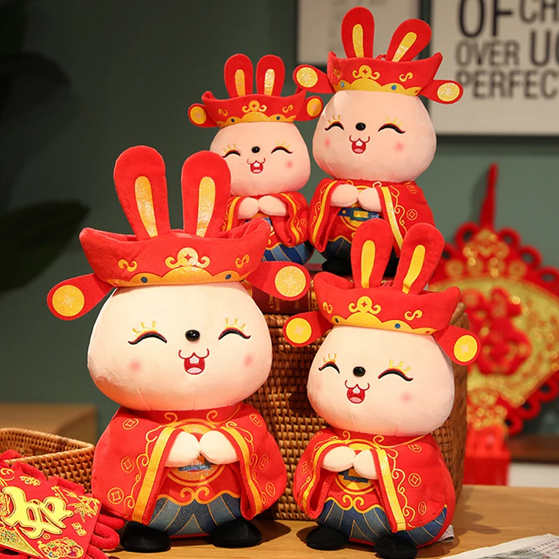 2023 New Year Zodiac Fortune Rabbit Tang Suit Chinese Style Plush Toy Cute Rabbit Decor Stuffed Doll Spring Festival Gift
2023 New Year Zodiac Fortune Rabbit Tang Suit Chinese Style Plush Toy Cute Rabbit Decor Stuffed Doll Spring Festival Gift