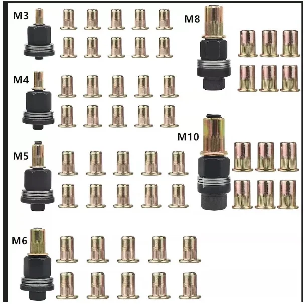 Адаптер для заклепочника Rivet Nut M3 M4 M5 M6 M8 M10
Адаптер для заклепочника Rivet Nut M3 M4 M5 M6 M8 M10