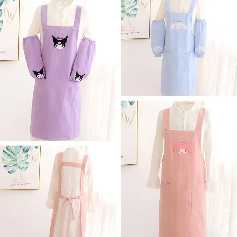 Sanrioed Kawaii Anime Cartoon series My melody Kuromi Cinnamoroll Creative cute girl kitchen housework apron work clothes Gift
Sanrioed Kawaii Anime Cartoon series My melody Kuromi Cinnamoroll Creative cute girl kitchen housework apron work clothes Gift