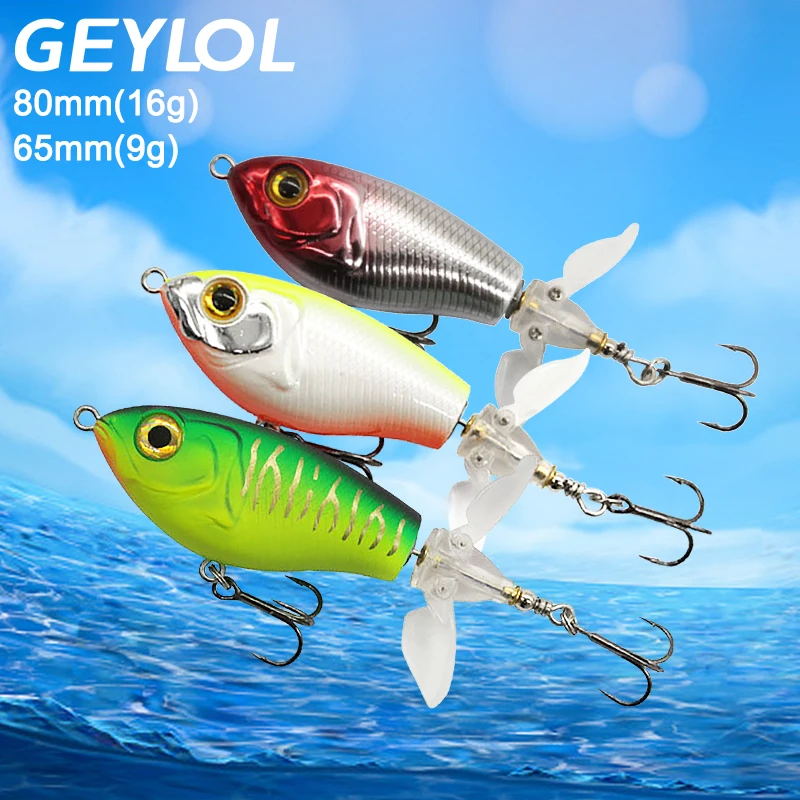 GEYLOL 80mm 16g Sequins Rotating Fishing Lure Vortex Spinning Hard Bait Vibration Double Propeller Soft Spinning Tail Hard Bait
GEYLOL 80mm 16g Sequins Rotating Fishing Lure Vortex Spinning Hard Bait Vibration Double Propeller Soft Spinning Tail Hard Bait