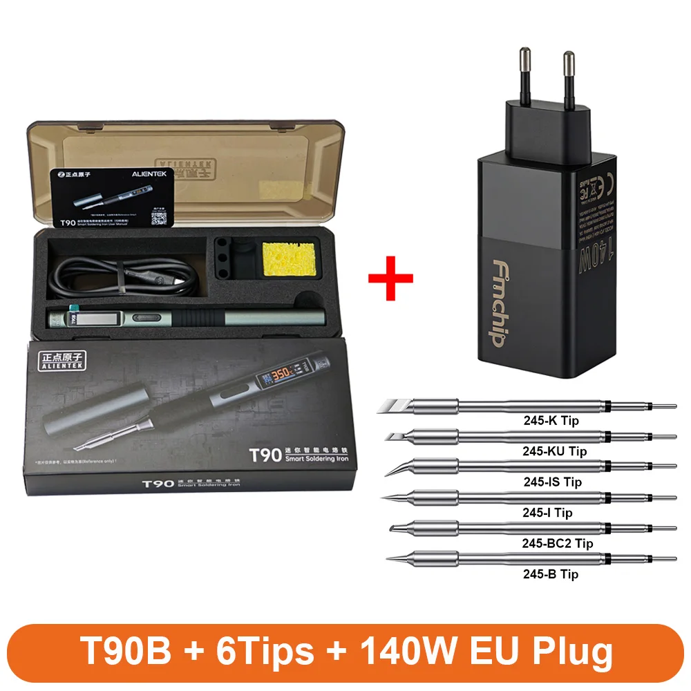 Паяльник ALIENTEK T90B Smart 140W
Паяльник ALIENTEK T90B Smart 140W