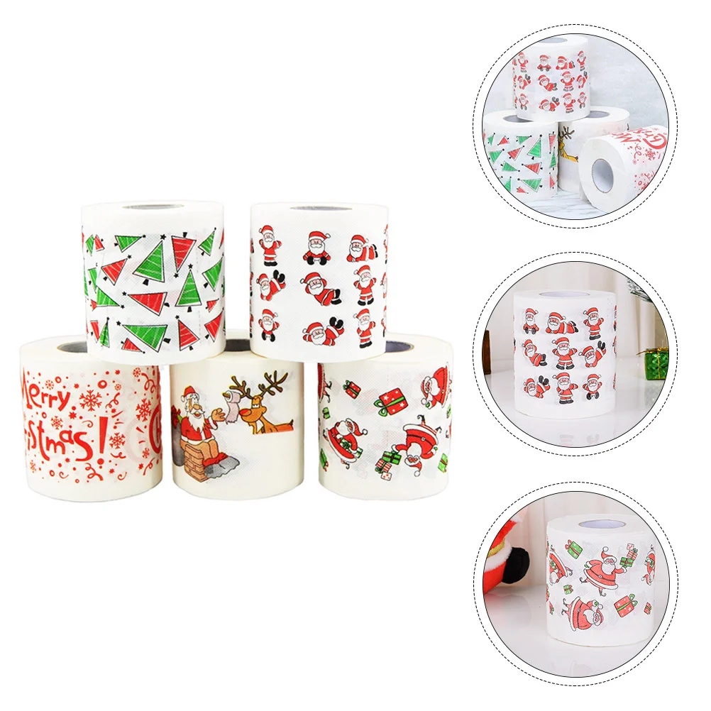Christmas Paper Toilet Roll Novelty Funny Napkin Merry Gag Napkins Santa Gift Party Towels Papers Rolls Claus Suppliestissue 
Christmas Paper Toilet Roll Novelty Funny Napkin Merry Gag Napkins Santa Gift Party Towels Papers Rolls Claus Suppliestissue
