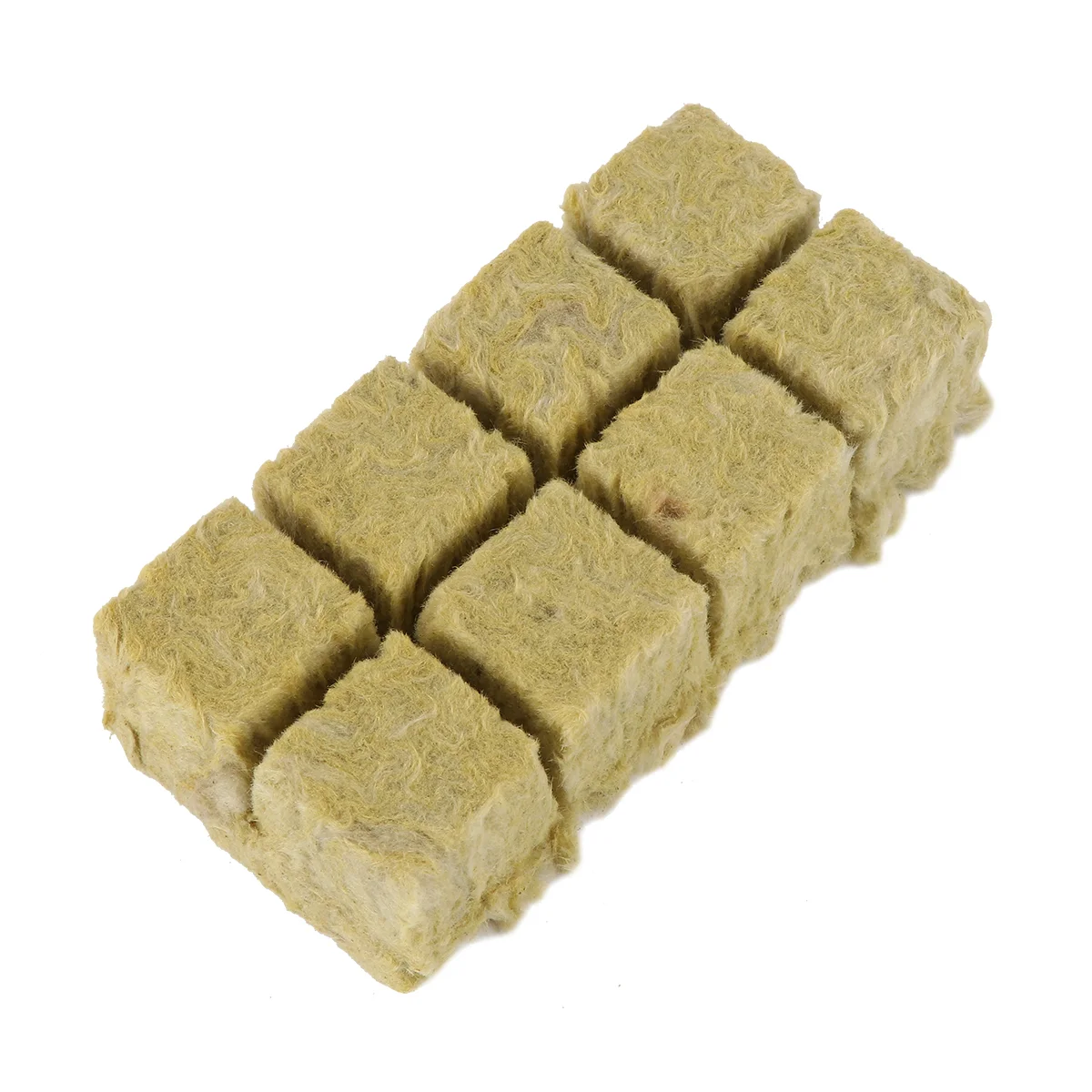 

8pcs Mineralwool Grow Cubes Starter Plugs for Growing Hydroponic Grow Media for Rooting Cuttings Clone Plants Germination Start