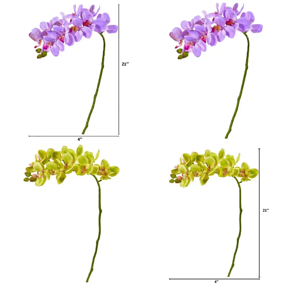 Elegant Purple Phalaenopsis Orchid Artificial Flowers (Set of 6), Ideal for Home Deco, Decoration & Arrangement
Elegant Purple Phalaenopsis Orchid Artificial Flowers (Set of 6), Ideal for Home Deco, Decoration & Arrangement