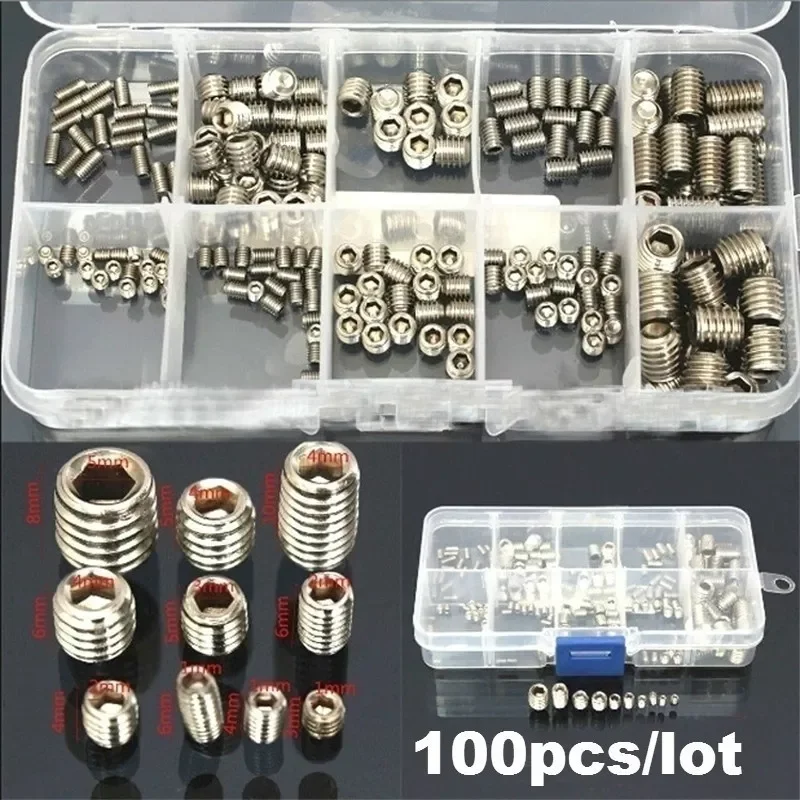 M3 M4 M5 M6 M8 Allen Head Hex Socket Set Screw Carpenter's Small Screw Furniture Wooden Box Hardware Accessories
M3 M4 M5 M6 M8 Allen Head Hex Socket Set Screw Carpenter's Small Screw Furniture Wooden Box Hardware Accessories