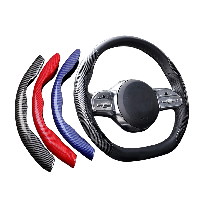2pcs Universal Car Steering Wheel Cover Set Carbon Fiber Car Steering Wheel Booster Cover Snti-skid Car Interior Decoration
2pcs Universal Car Steering Wheel Cover Set Carbon Fiber Car Steering Wheel Booster Cover Snti-skid Car Interior Decoration