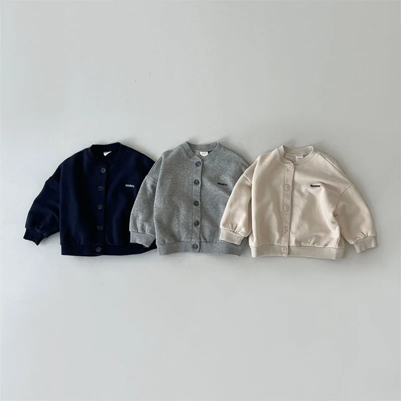 2022 Autumn New Children Solid Casual Coat Girl Baby Letter Cardigan Long Sleeve Tops Boy Toddler Fashion Cotton Jacket Clothing
2022 Autumn New Children Solid Casual Coat Girl Baby Letter Cardigan Long Sleeve Tops Boy Toddler Fashion Cotton Jacket Clothing