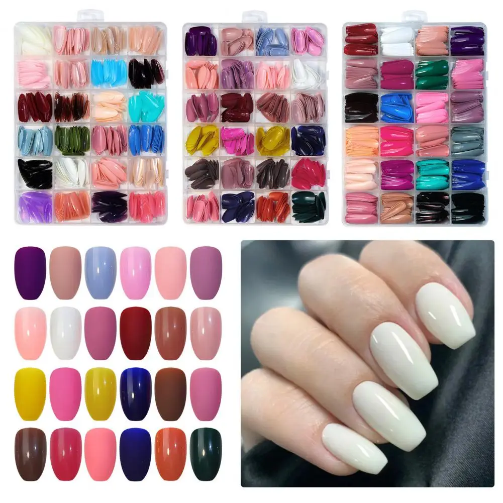 Gel Nail Tips 576Pcs/Box Beautiful Medium Length Sufficient Quantity Matte Press on Nails Nail Salon Accessories
Gel Nail Tips 576Pcs/Box Beautiful Medium Length Sufficient Quantity Matte Press on Nails Nail Salon Accessories