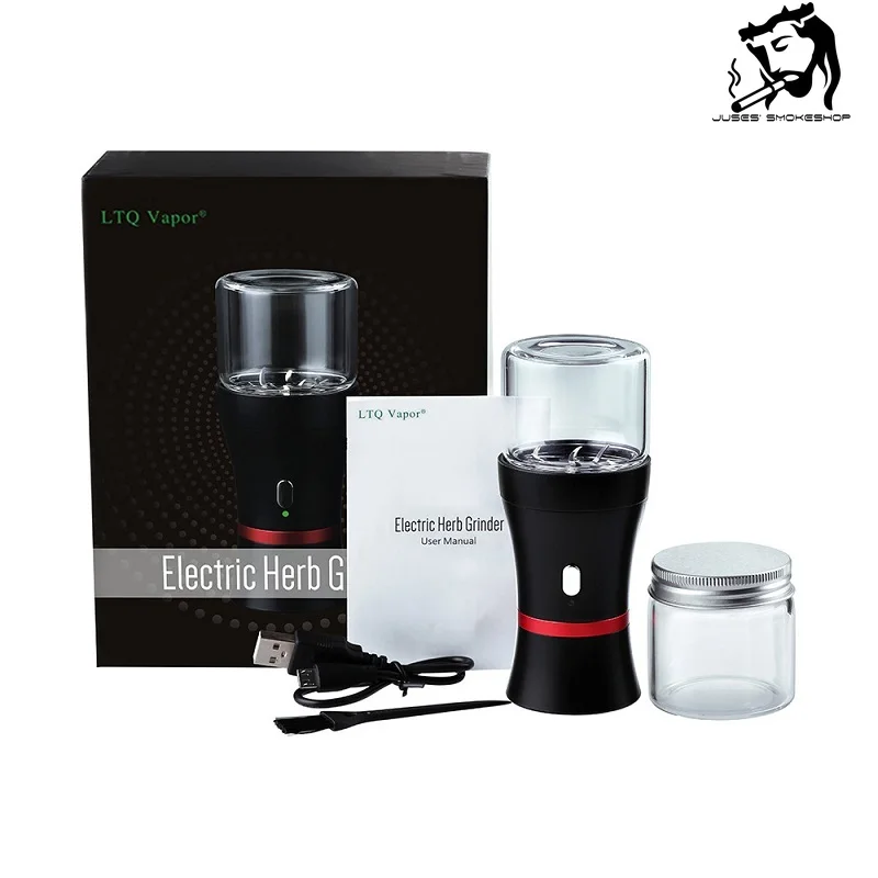 JUSES' SMOKESHOP Home LTQ Electric Tobacco Grinder with Dry Herb Storage Jar Gift Box Herbal Spices Crusher Gadgets for Men
JUSES' SMOKESHOP Home LTQ Electric Tobacco Grinder with Dry Herb Storage Jar Gift Box Herbal Spices Crusher Gadgets for Men