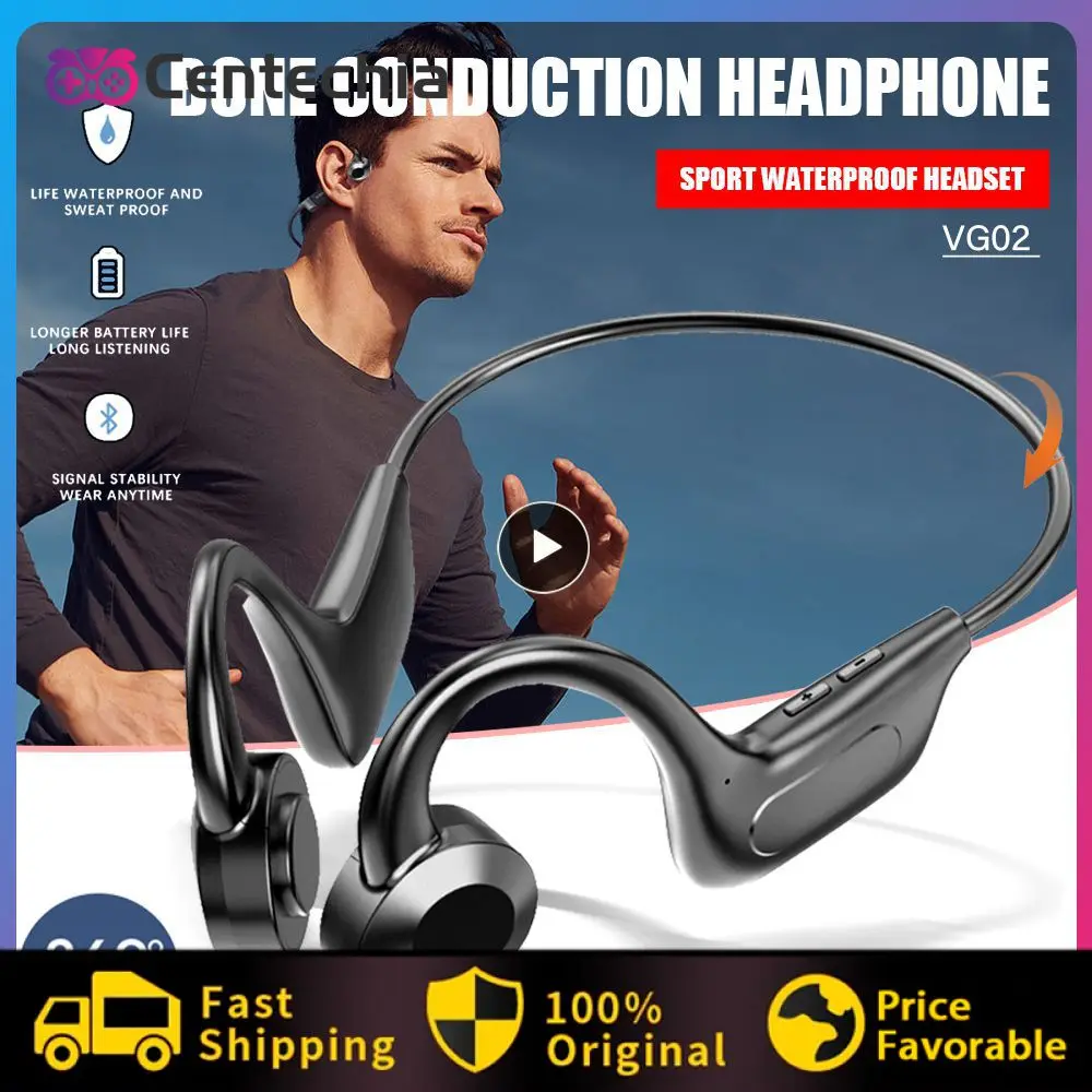 

Support Sd Card Headphone 5.1 Wireless Headset Noise Reduction Waterproof 2023 Earhook Outdoor Sport Earbuds Neckband