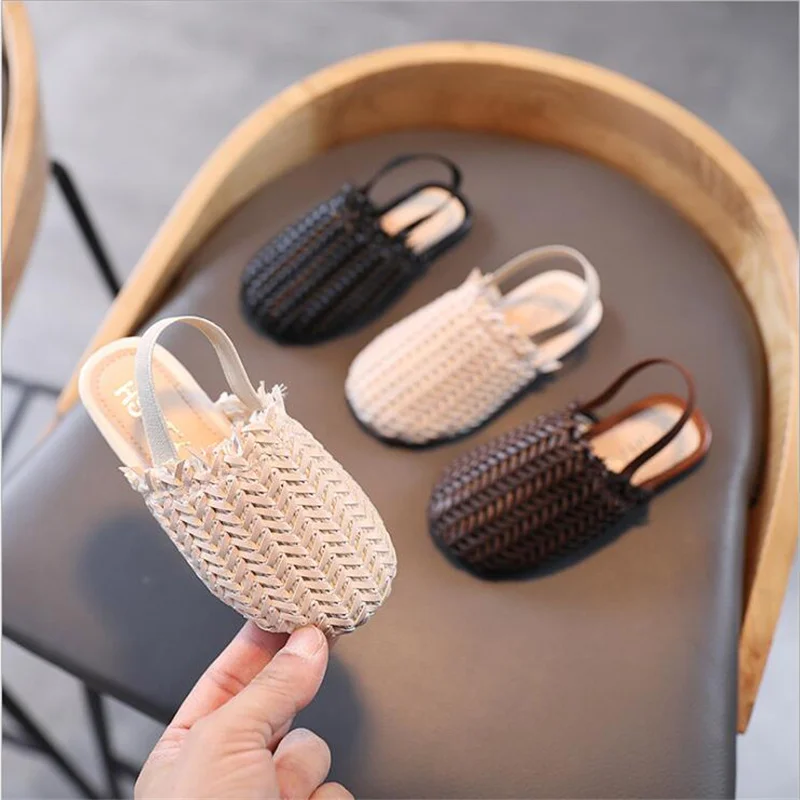 2022 hot Children's woven sandals summer fashion Hollow out Mesh Breathable girl Baotou slippers Soft-soled non-slip Beach shoes
2022 hot Children's woven sandals summer fashion Hollow out Mesh Breathable girl Baotou slippers Soft-soled non-slip Beach shoes