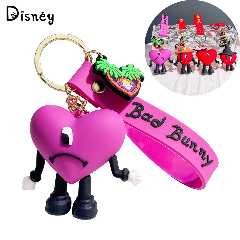 Bad Rabbit Keychain Creative Jewelry Cute Anime Heart Pendant Keyring Car Backpack Key Chain Accessories Charm Christmas Gifts
Bad Rabbit Keychain Creative Jewelry Cute Anime Heart Pendant Keyring Car Backpack Key Chain Accessories Charm Christmas Gifts