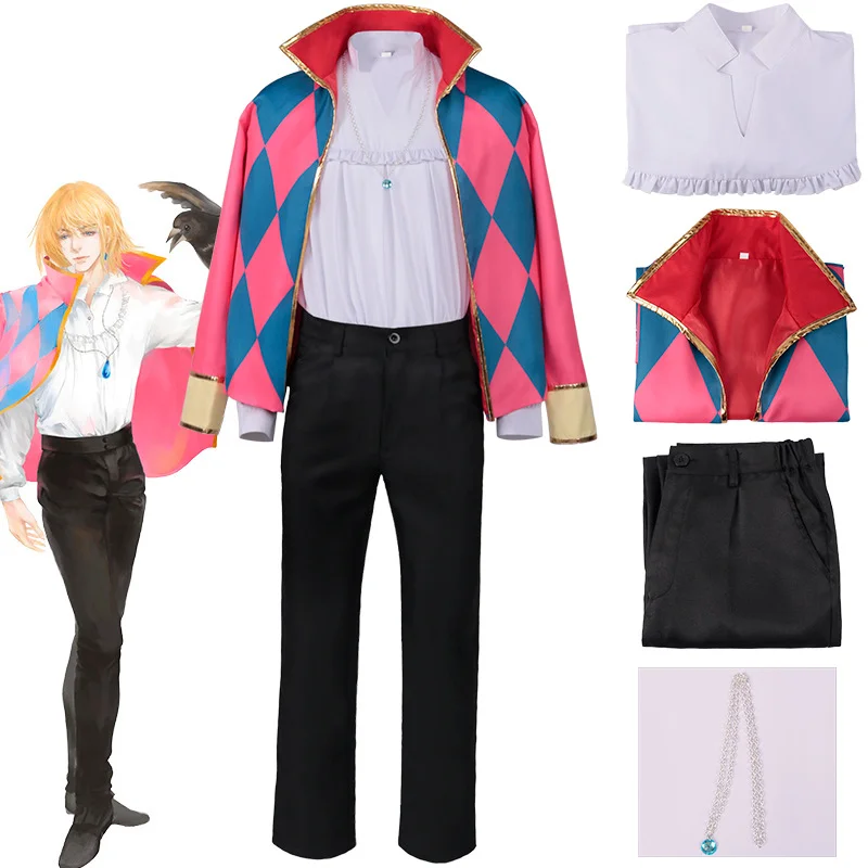 Howl движущийся замок Аниме игры на Хэллоуин костюм для косплея Howl мужские комиксные сценические костюмы Con
Howl движущийся замок Аниме игры на Хэллоуин костюм для косплея Howl мужские комиксные сценические костюмы Con