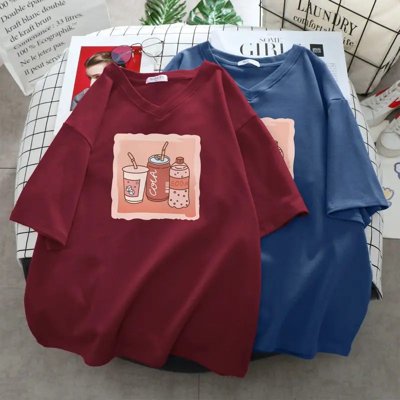 Large Size 6XL 150KG Summer Women Cotton T Shirts Short Sleeve T shirt Cartoon Tops Tshirts Casual Big Tops
Large Size 6XL 150KG Summer Women Cotton T Shirts Short Sleeve T shirt Cartoon Tops Tshirts Casual Big Tops