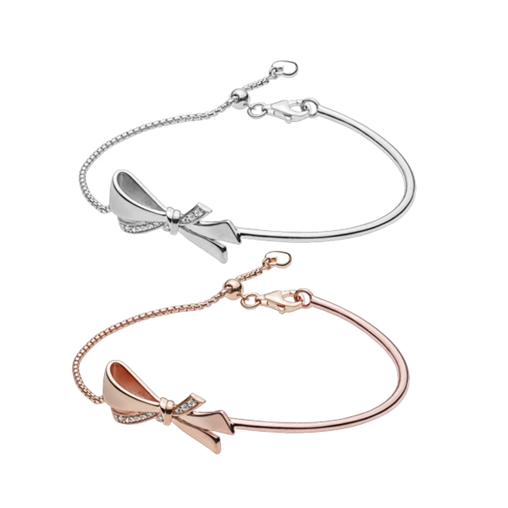 S925 Gorgeous Sweet Bow Silver Plated Bracelet Bracelet Fit for Pandora Original Link Making Fashion Jewelry for Women Gifts
S925 Gorgeous Sweet Bow Silver Plated Bracelet Bracelet Fit for Pandora Original Link Making Fashion Jewelry for Women Gifts
