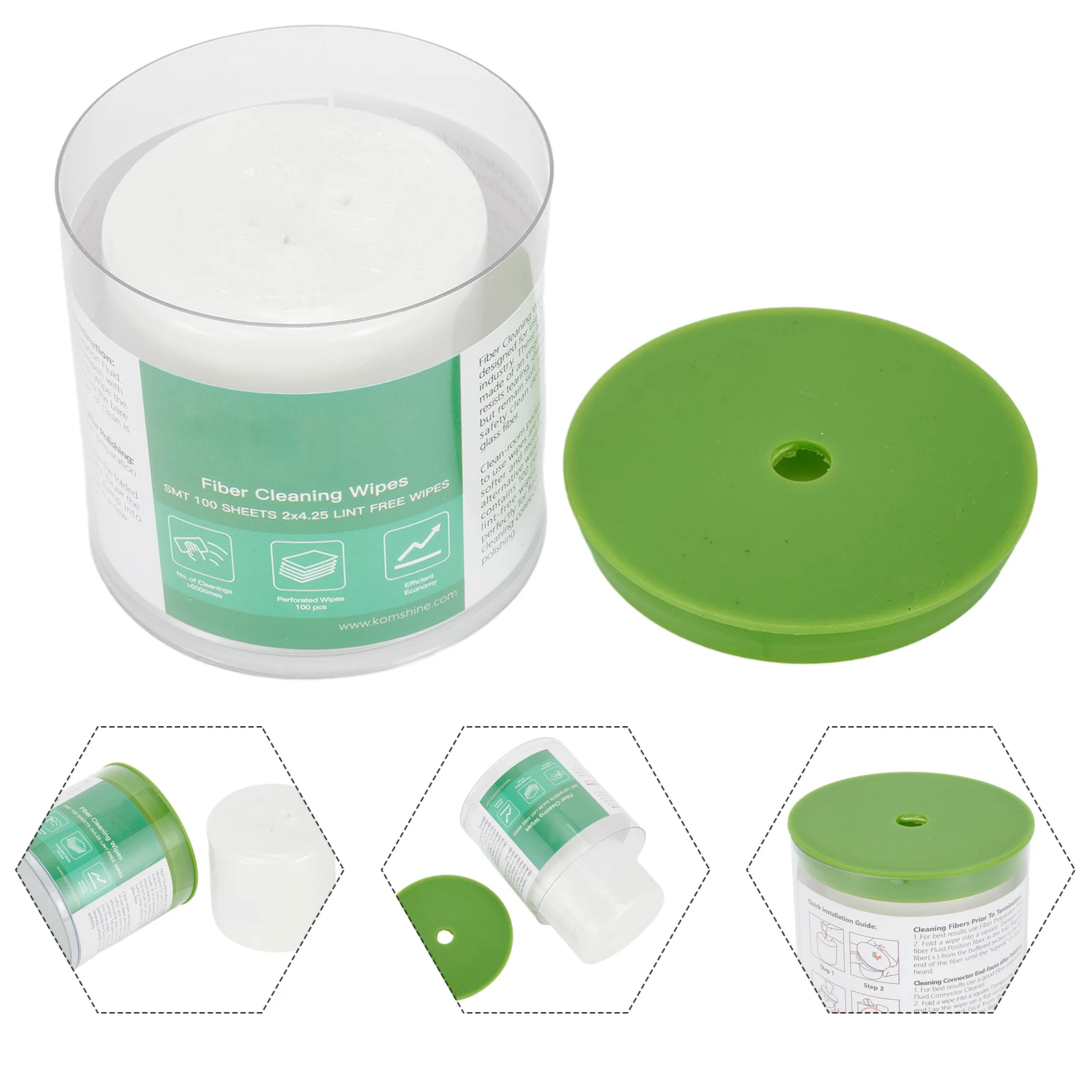 Komshine FOCW Optical Fiber Cleaning Wipes 70mm X 70mm Lint-free Wipe Cleaning Papers Bare Fiber And Machine Surface Cleaner
Komshine FOCW Optical Fiber Cleaning Wipes 70mm X 70mm Lint-free Wipe Cleaning Papers Bare Fiber And Machine Surface Cleaner